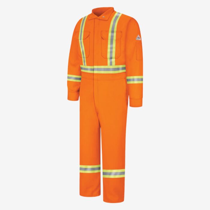Bulwark Men's Premium Coverall with CSA Compliant Reflective Trim - EXCEL FR® ComforTouch®. CLBC Men's Premium Coverall with CSA Compliant Reflective Trim - EXCEL FR® ComforTouch®. Thumbnail