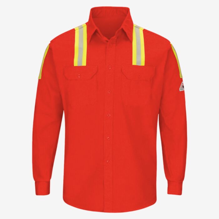 Enhanced Visibility Long Sleeve Uniform Shirt - Tall Sizes Thumbnail
