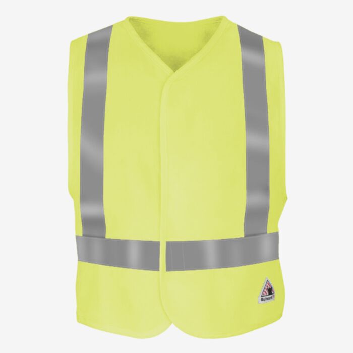 Bulwark Men's Men's Hi-Visibility Flame-Resistant Safety Vest VMV4HV Men's Men's Hi-Visibility Flame-Resistant Safety Vest Thumbnail