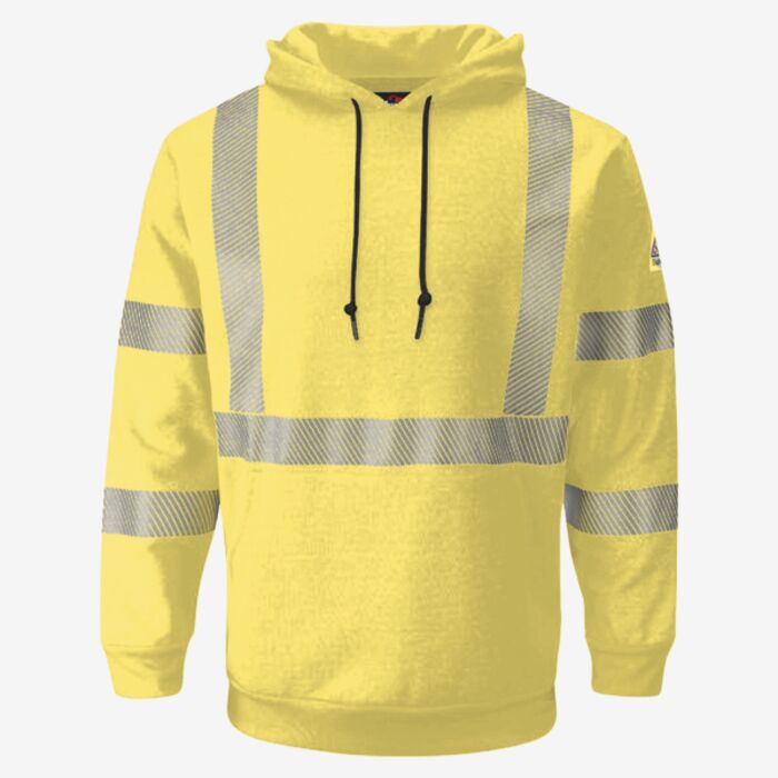 Bulwark Men's Hi-Visibility Hooded Sweatshirt SMH4 Men's Hi-Visibility Hooded Sweatshirt Thumbnail