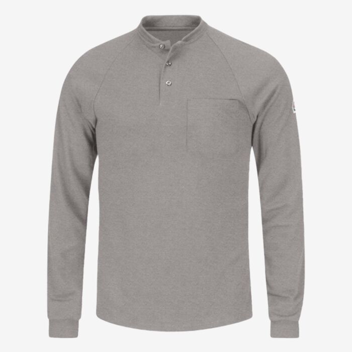 Bulwark Men's Long Sleeve Henley Shirt- CoolTouch®2 SML2 Men's Long Sleeve Henley Shirt- CoolTouch®2 Thumbnail
