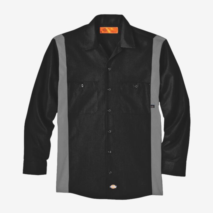 Dickies Men's Industrial Colorblocked Long Sleeve Shirt 5524 Men's Industrial Colorblocked Long Sleeve Shirt Thumbnail
