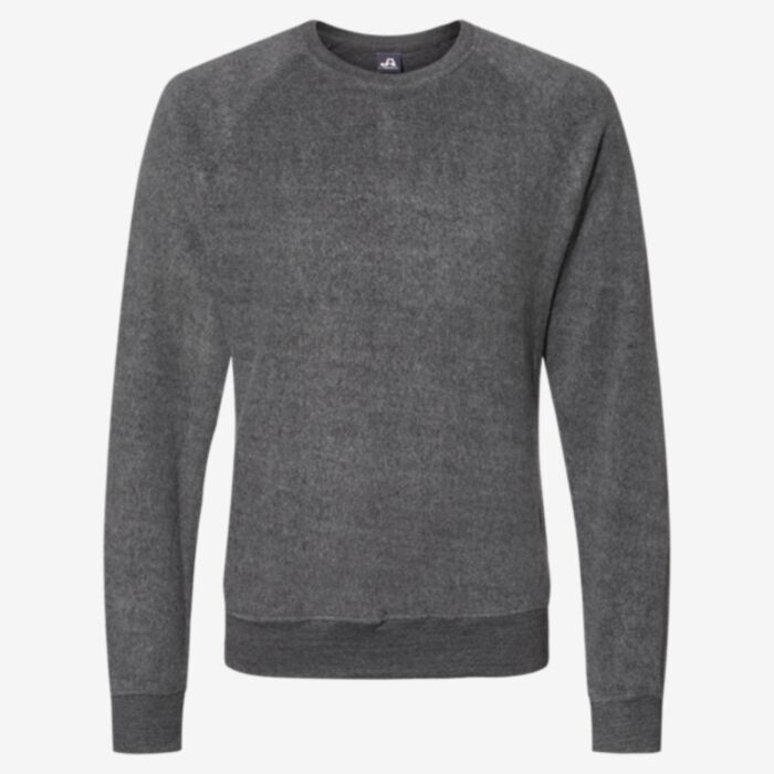 J. America Unisex Flip Side Fleece Crewneck Sweatshirt 8710 Unisex Flip Side Fleece Crewneck Sweatshirt Thumbnail