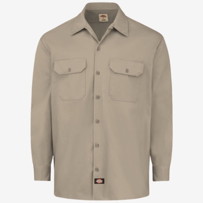 Dickies Men's Heavyweight Cotton Long Sleeve Shirt 5549 Men's Heavyweight Cotton Long Sleeve Shirt Thumbnail