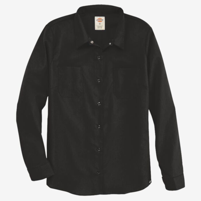 Dickies Women's Long Sleeve Industrial Work Shirt L5350 Women's Long Sleeve Industrial Work Shirt Thumbnail