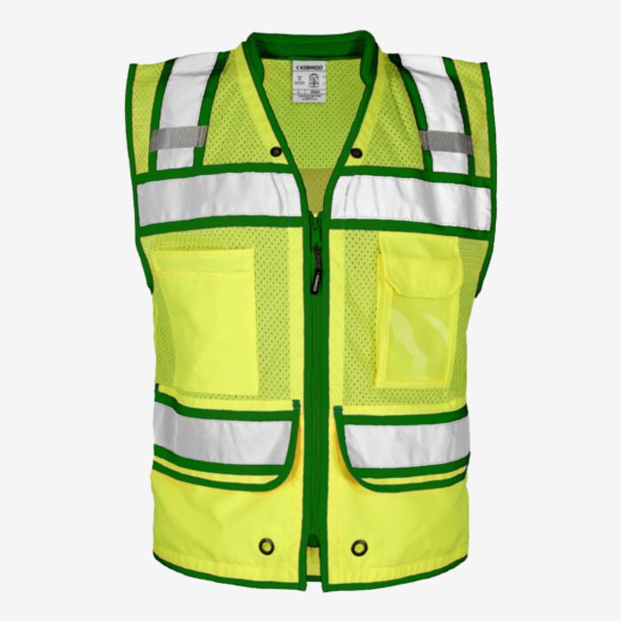 Kishigo Men's Color Contrast High Performance Surveyors Vest S5042-5046 Men's Color Contrast High Performance Surveyors Vest Thumbnail