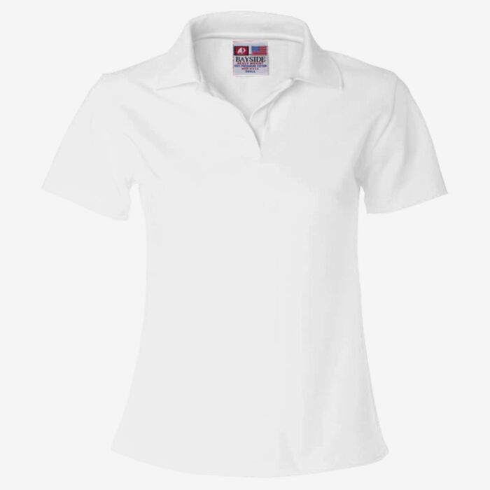 Ladies' USA Made Johnny Collar Polo Thumbnail