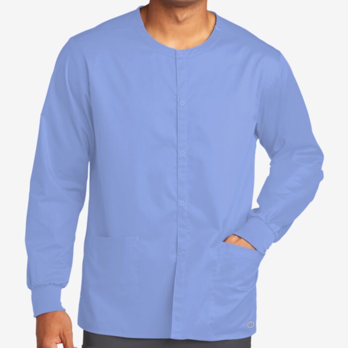 Wink Unisex WorkFlex Snap Front Scrub Jacket WW3080 Unisex WorkFlex Snap Front Scrub Jacket Thumbnail