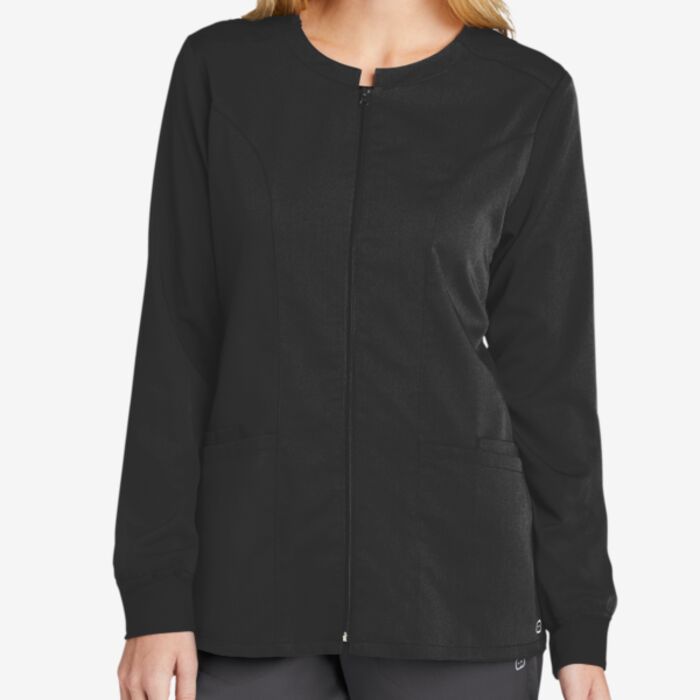 Wink Women's Premiere Flex Full Zip Scrub Jacket WW4088 Women's Premiere Flex Full Zip Scrub Jacket Thumbnail