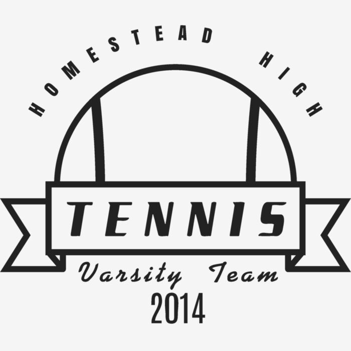 Tennis Template DNT001 BW Thumbnail