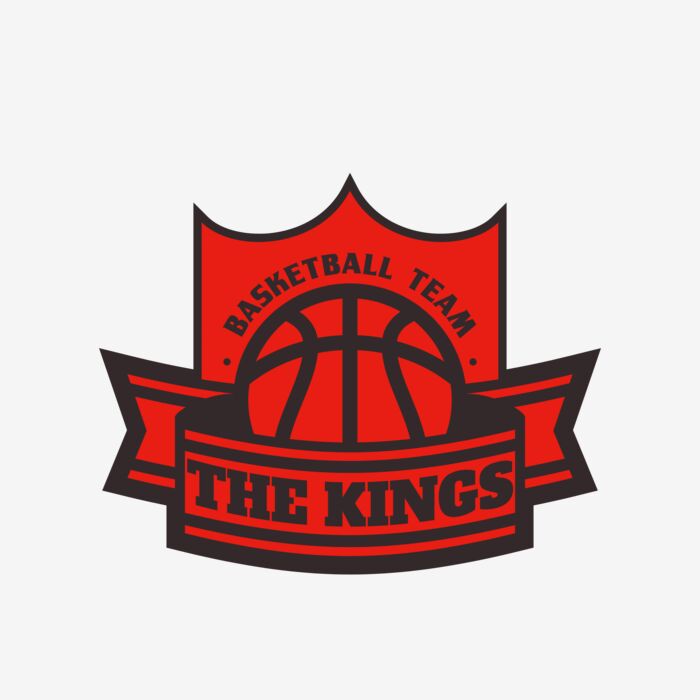 The Kings Basketball team Logo Template Thumbnail