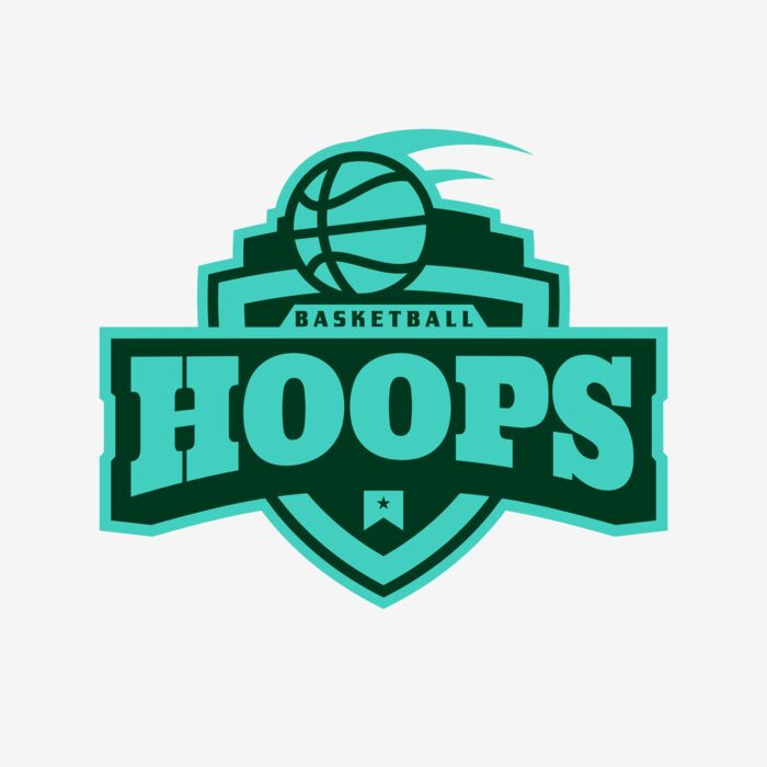 Hoops Basketball logo template 02 Thumbnail