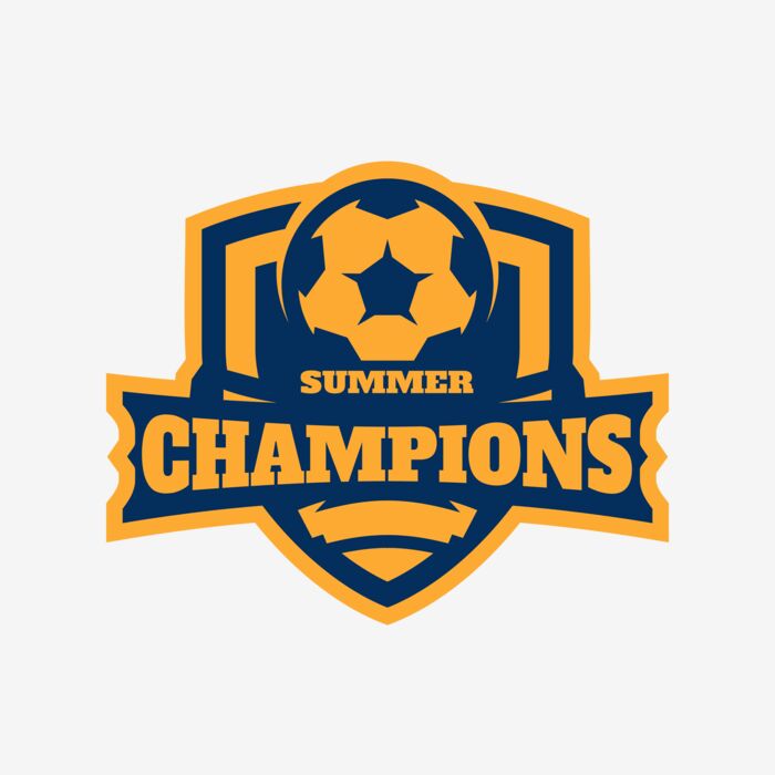 Champions Summer Soccer logo template Thumbnail