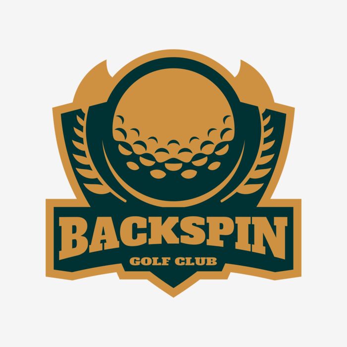 Backspin Golf club logo template Thumbnail