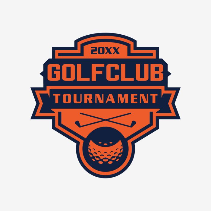 Golf club Tournament logo template 02 Thumbnail