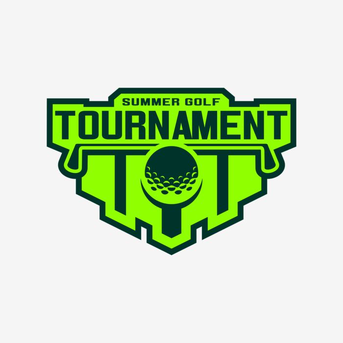 Tournament Summer golf logo template Thumbnail