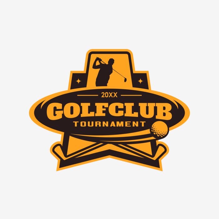Golf club Tournament logo template 05 Thumbnail