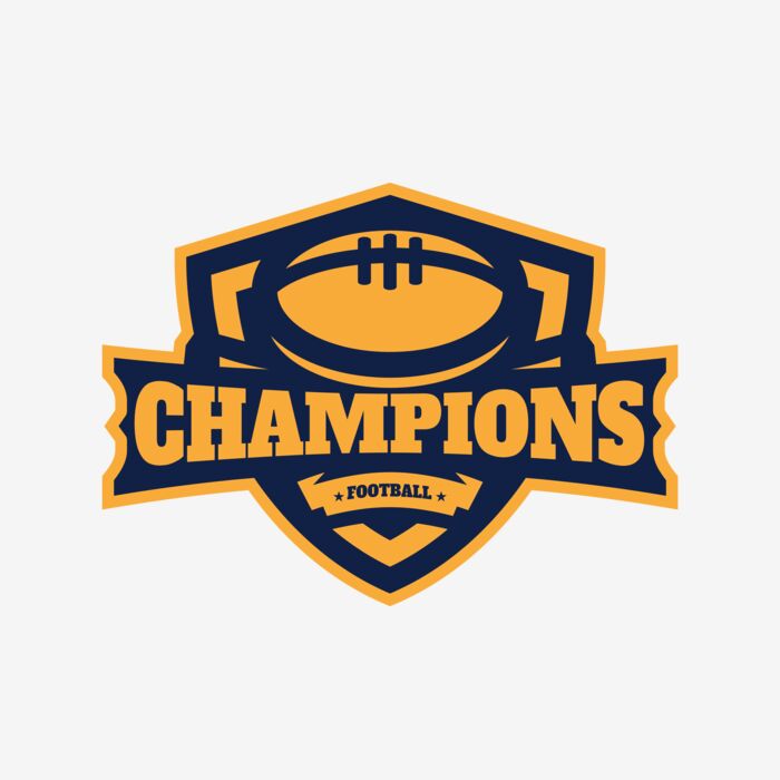 Champions Football logo template Thumbnail
