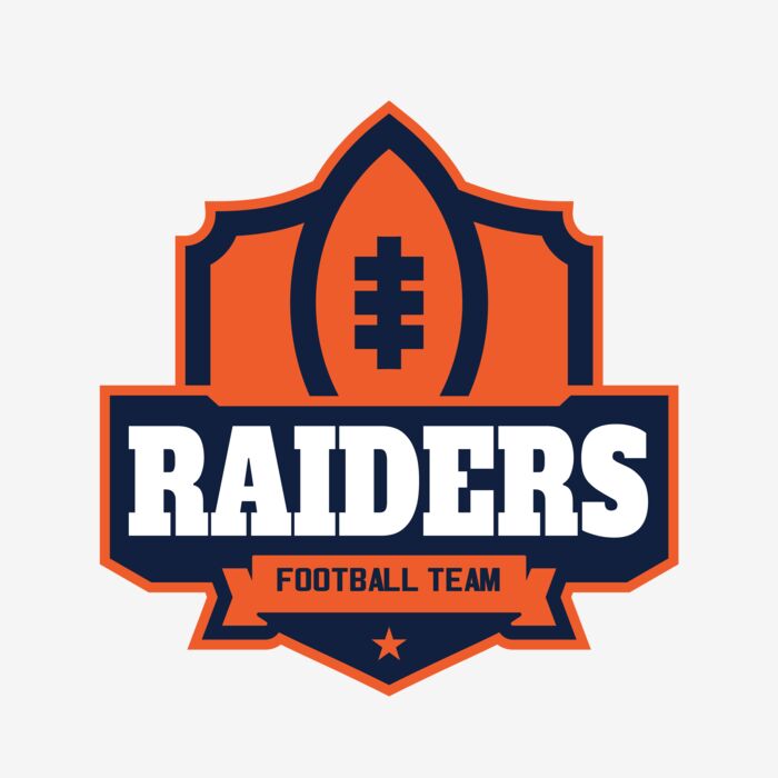 Raiders Football Team logo template Thumbnail