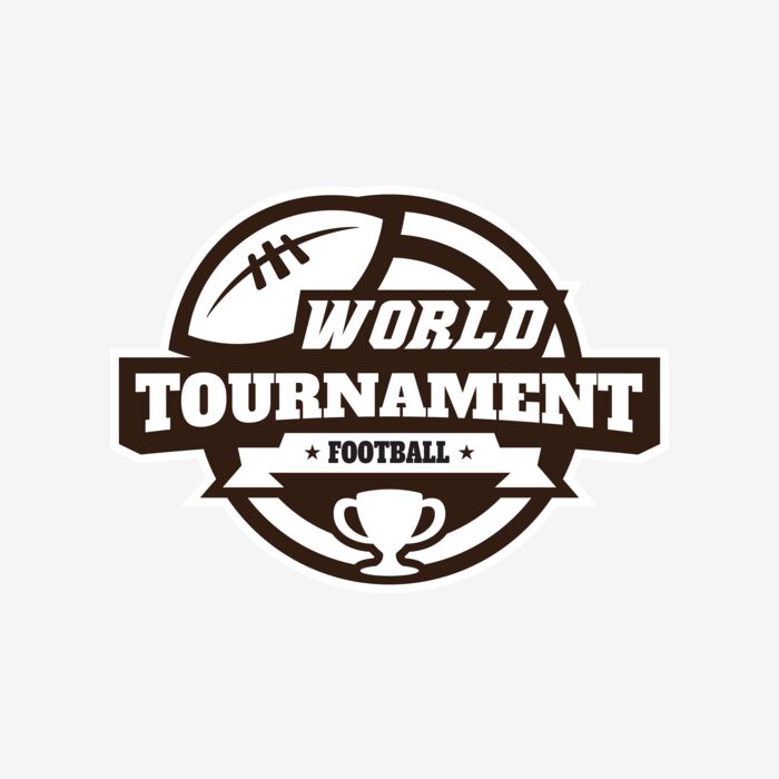 World Tournament Football logo template Thumbnail