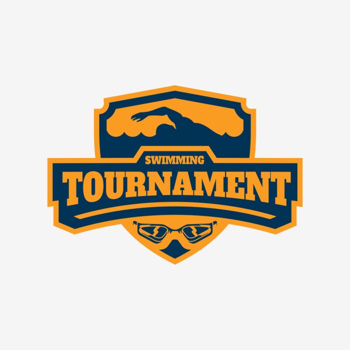 Swimming Tournament logo template 02 Thumbnail
