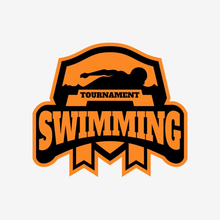 Swimming Tournament logo template 03 Thumbnail
