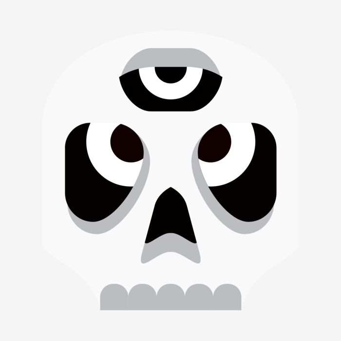 Elements Skulls logo template 18 Thumbnail