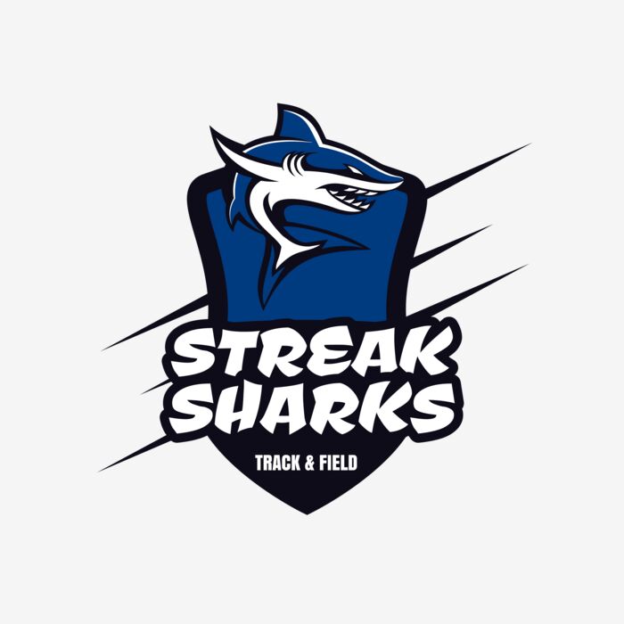 Sharks Track & Field Team Logo 01 Thumbnail