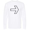 Gold Soft Touch Long Sleeve T-Shirt Thumbnail