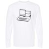 Gold Soft Touch Long Sleeve T-Shirt Thumbnail