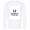 Gold Soft Touch Long Sleeve T-Shirt Thumbnail